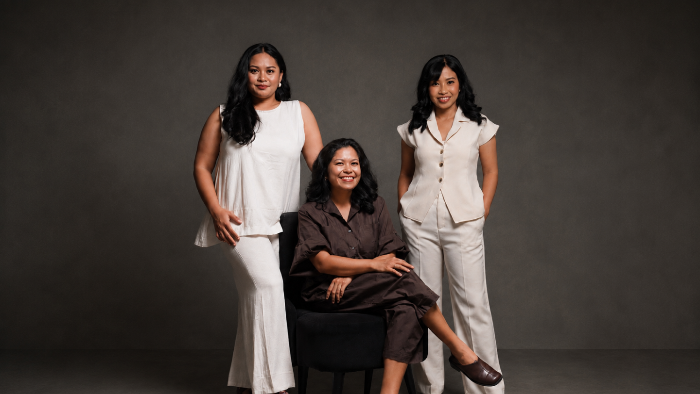 The About Wedding planning team together in Bali