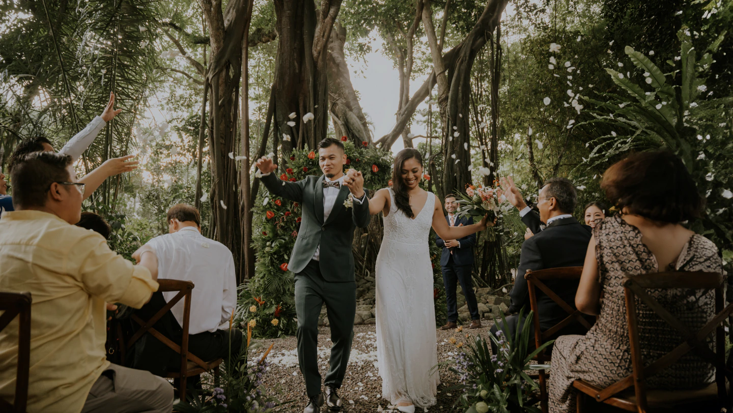 Alexandra and Raymond at Plataran Ubud