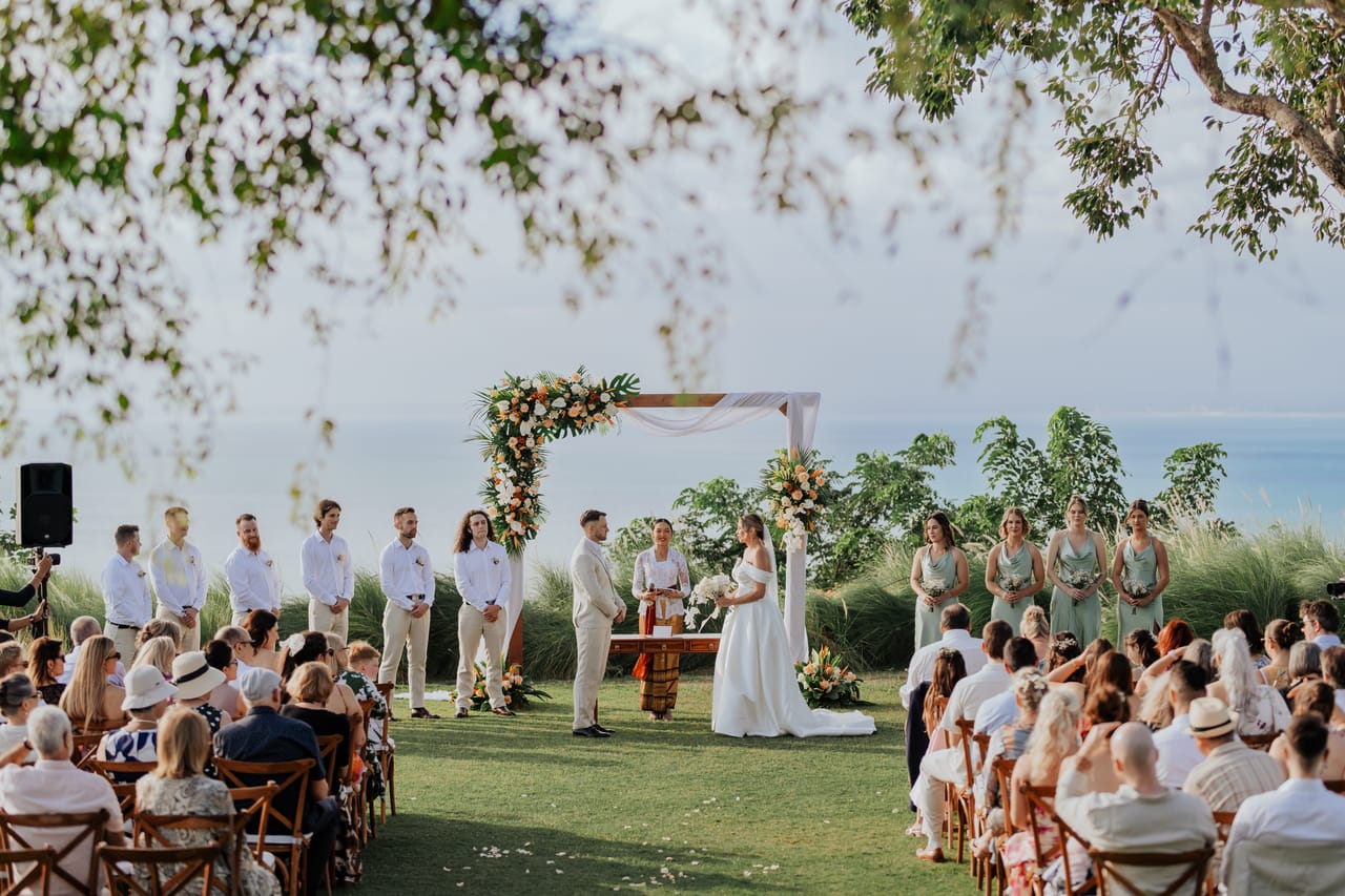 A full wedding ceremony styled by The About Wedding