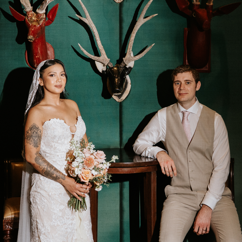 Tami and Rory at their Jeeva Saba wedding