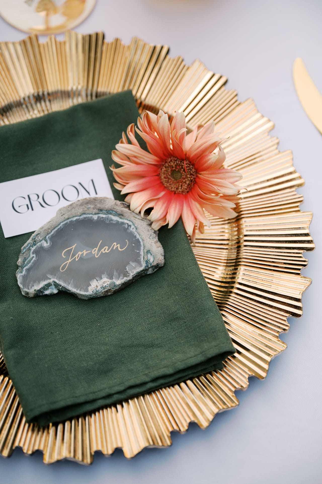 A refined outdoor reception styled for an intimate celebration